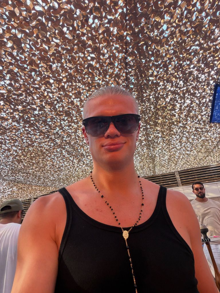 Erling Haaland celebrates 26th birthday in true Viking fashion aboard a yacht