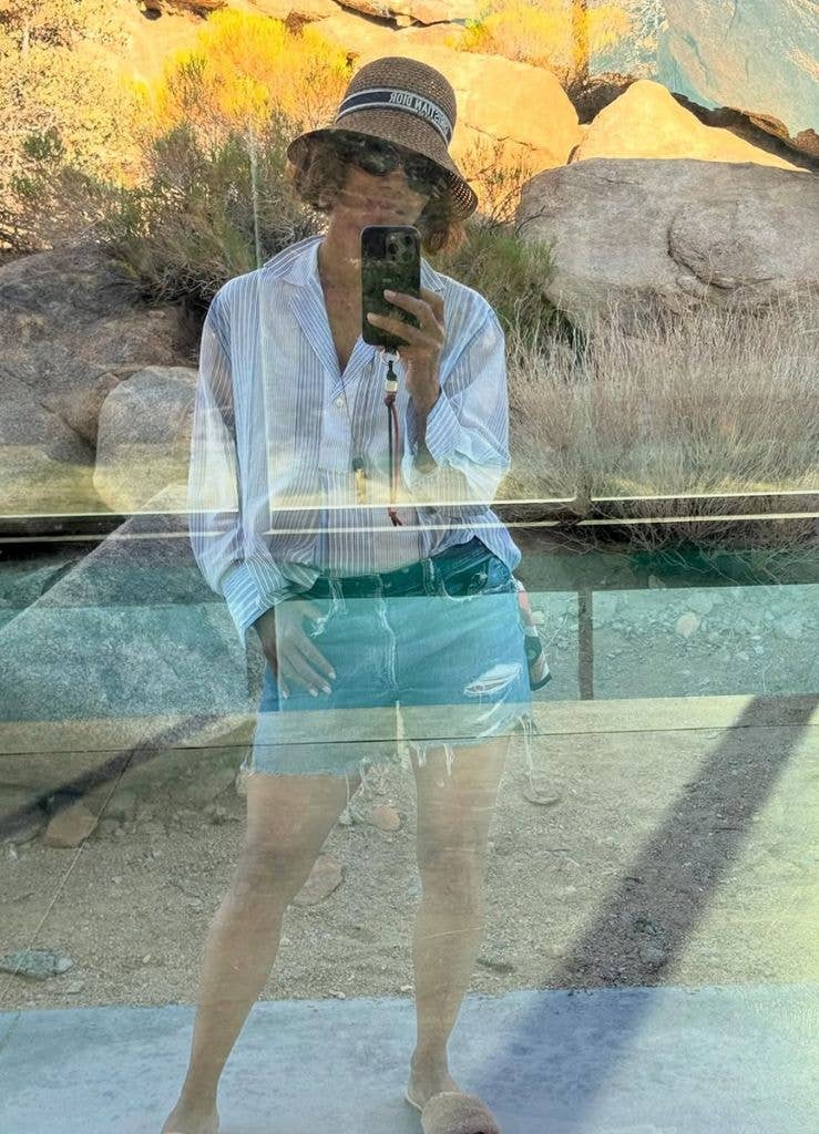Halle Berry proves that a pair of trusty denim shorts are a great menopause must-have