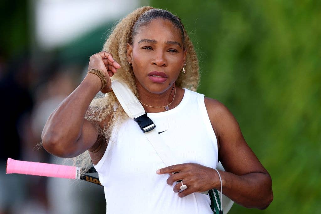 The tennis star has insisted she will not let injury hold her back from playing the sport she loves