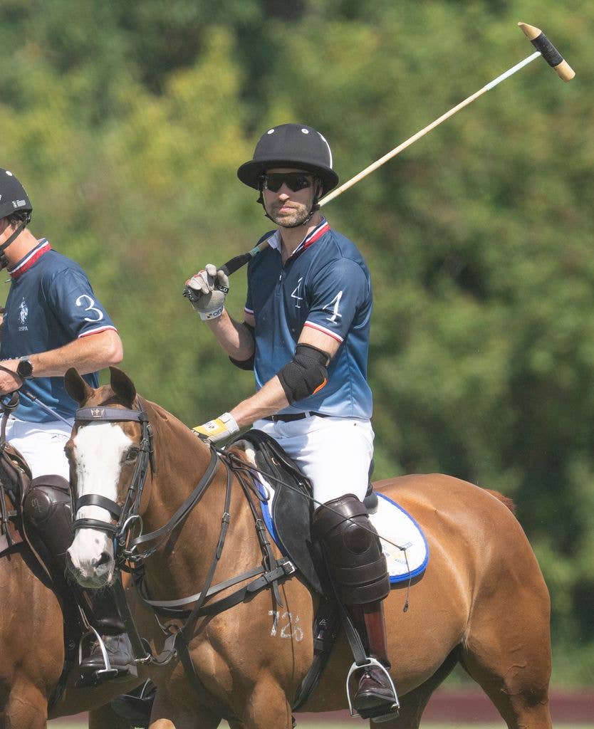 Prince William, Prince of Wales during The Royal Charity Polo Cup 2026 Guards Polo Club on July 10, 2026 in Egham, England