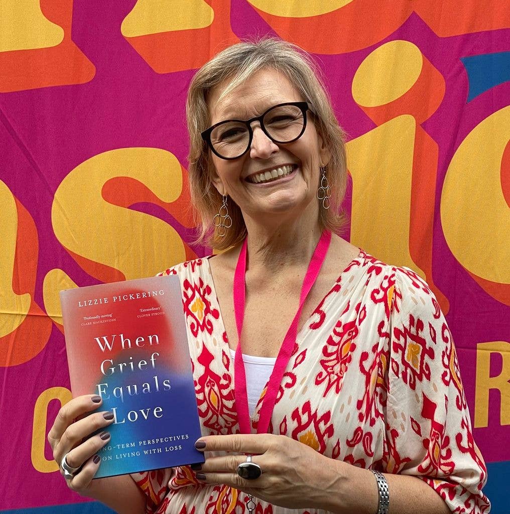 Grief counsellor Lizzie Pickering