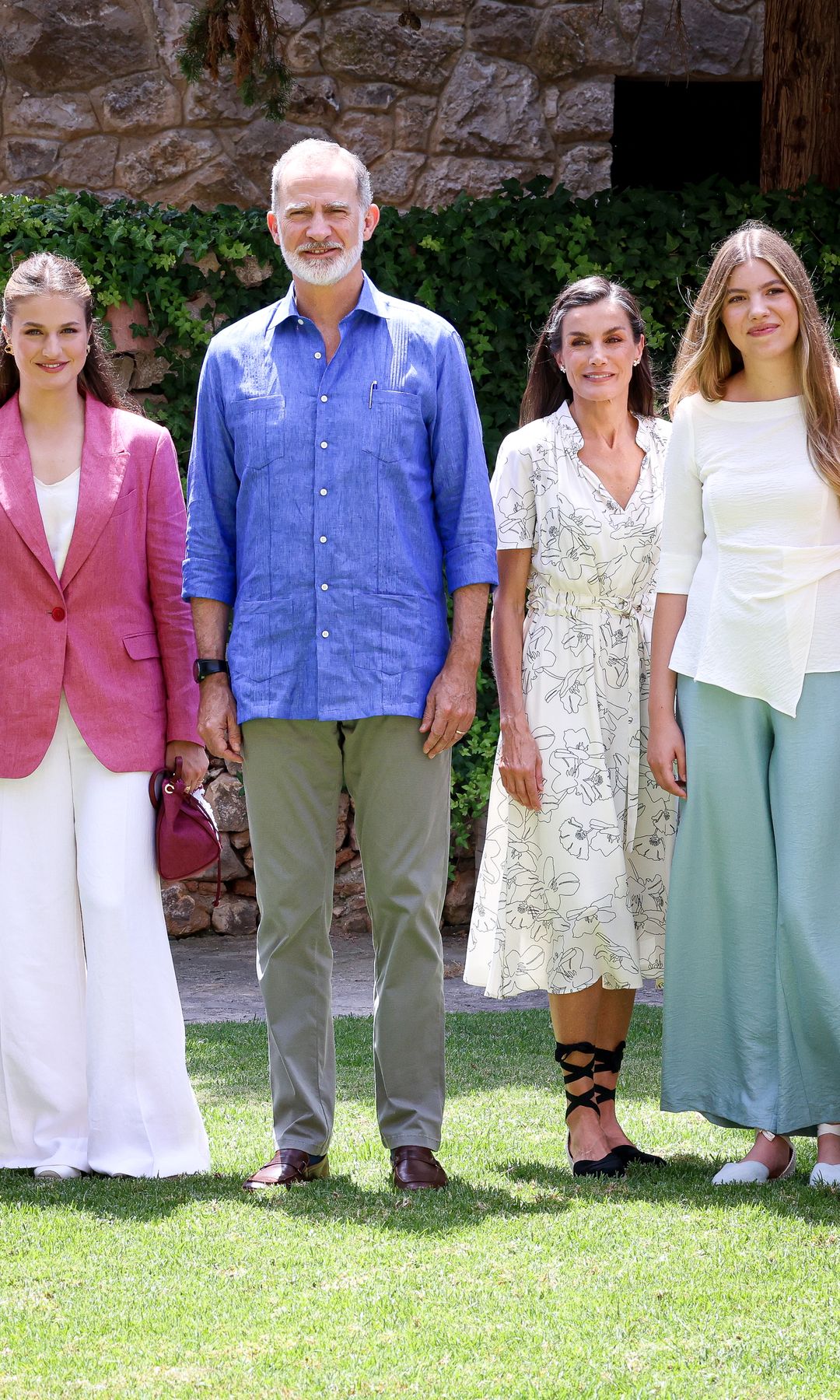 Crown Princess Leonor of Spain, King Felipe VI of Spain, Queen Letizia of Spain and Princess Sofia of Spain