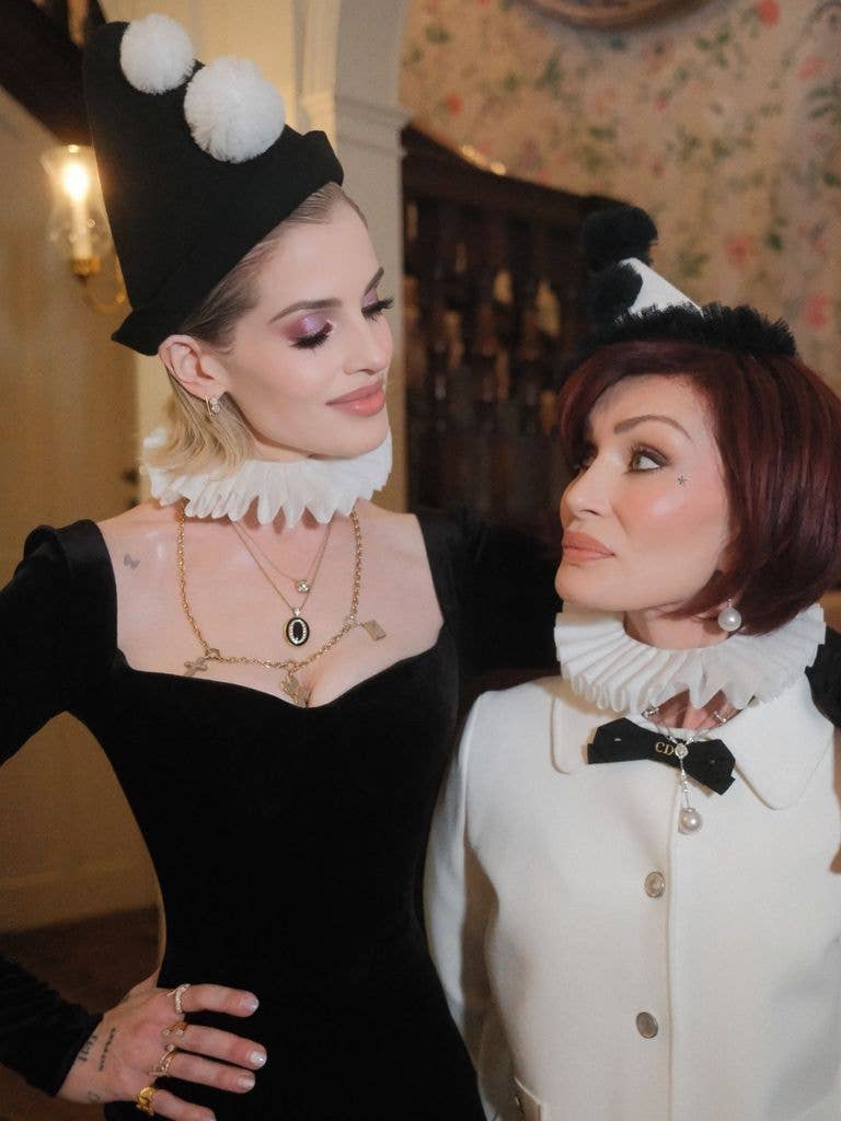 Kelly was happy to see Sharon smiling