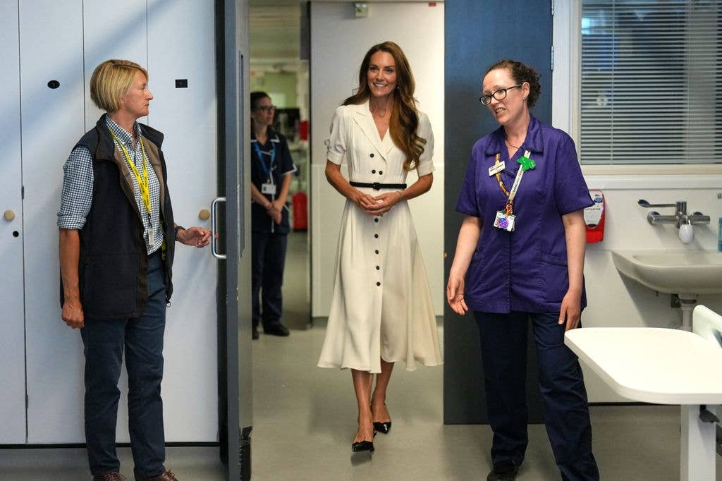 The Princess of Wales visits the Evelina London Children's Hospital on July 6, 2026