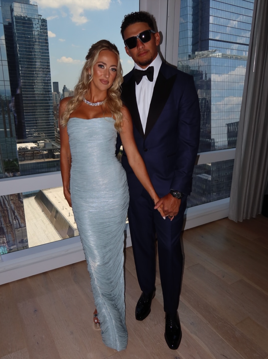 Patrick and Brittany Mahomes head to Taylor Swift and Travis Kelce's wedding