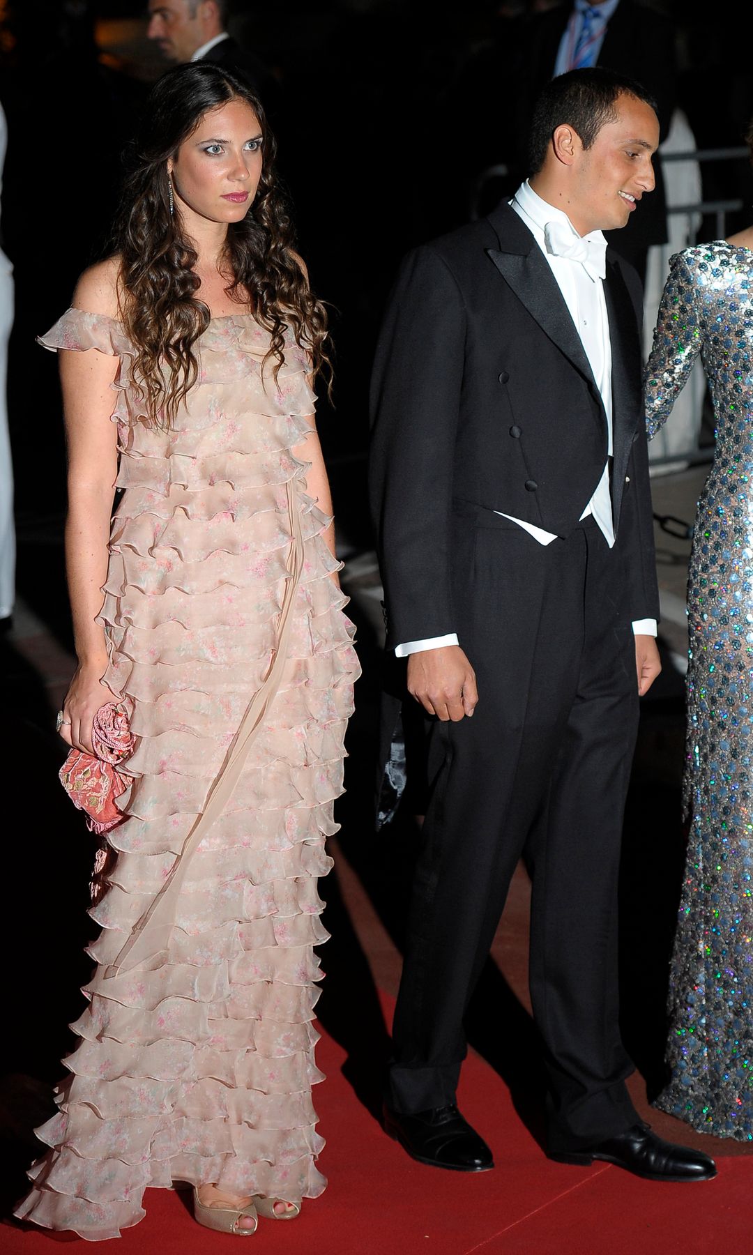 Countess Beatrice Berromeo with Alex Dellal and Tatiana Santo Domingo 
