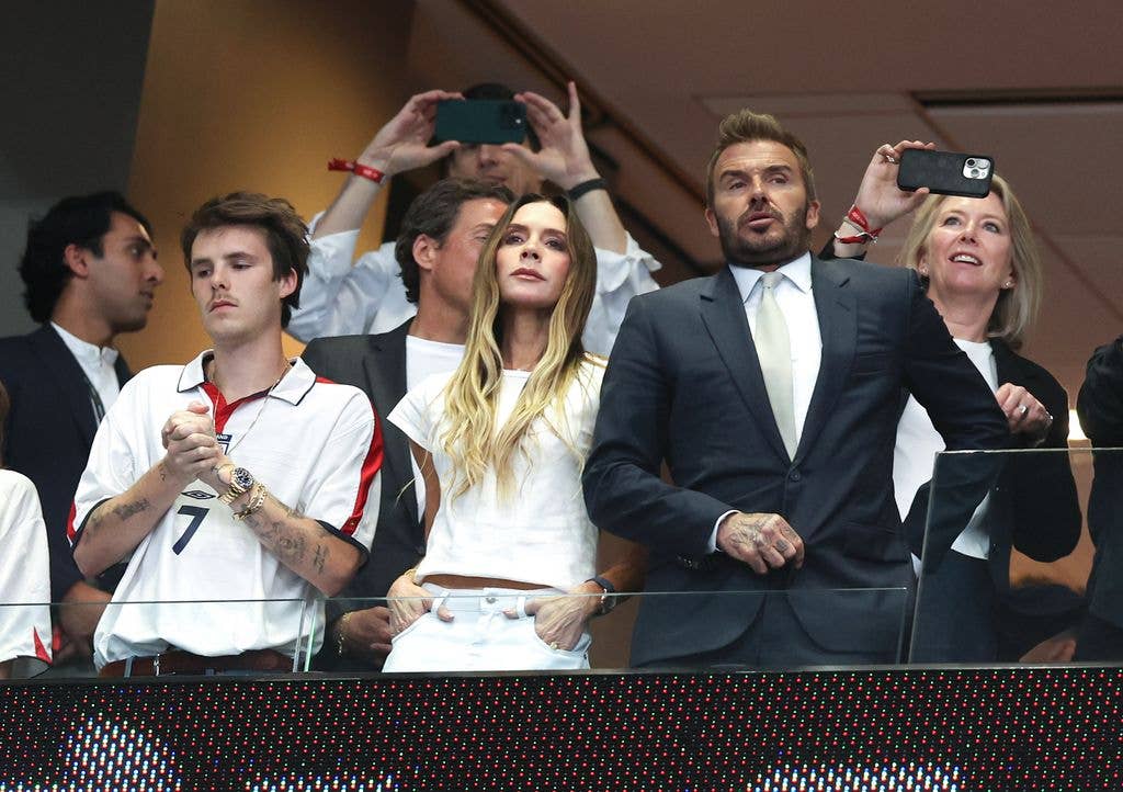 david beckham family argentina england game
