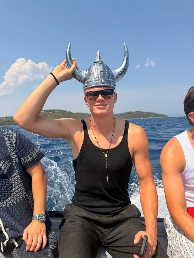 With a Viking-style barbecue on a yacht, Erling Haaland celebrates his 26th birthday