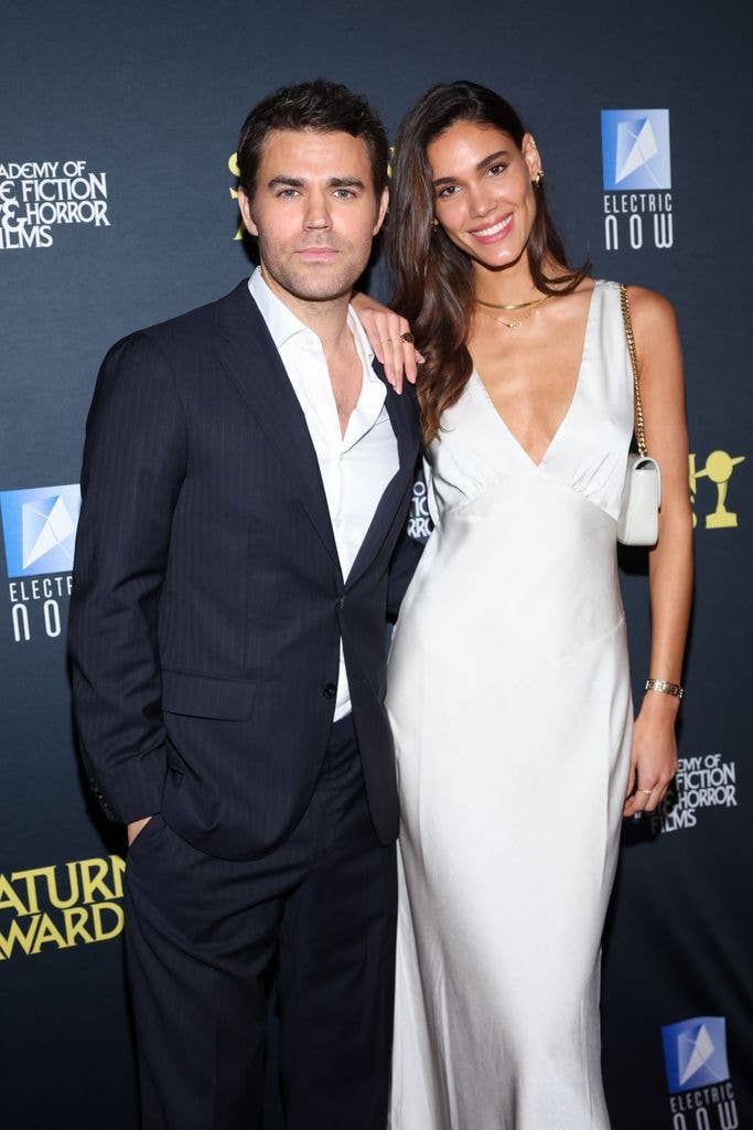 photo of paul wesley and natalie kuckenburg