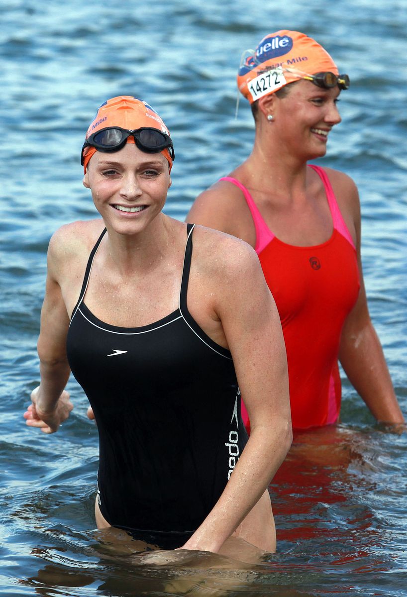 Before becoming Princess of Monaco, Charlene Wittstock took part in the Midmar Mile charity swim in South Africa, helping raise funds for the Special Olympics in 2011.
