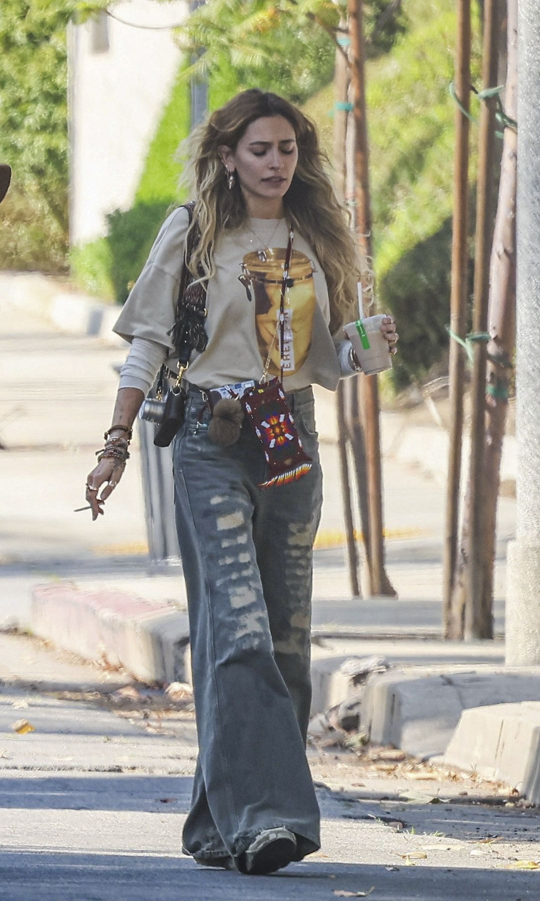 Jackson wore one of her coolest outfits this week in Los Angeles