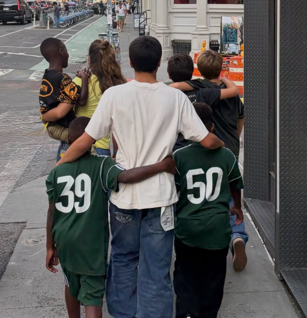 Shakira's sons, Milan and Sasha, were part of the New York outing, continuing the close family bond fans have seen throughout the singer's recent tour