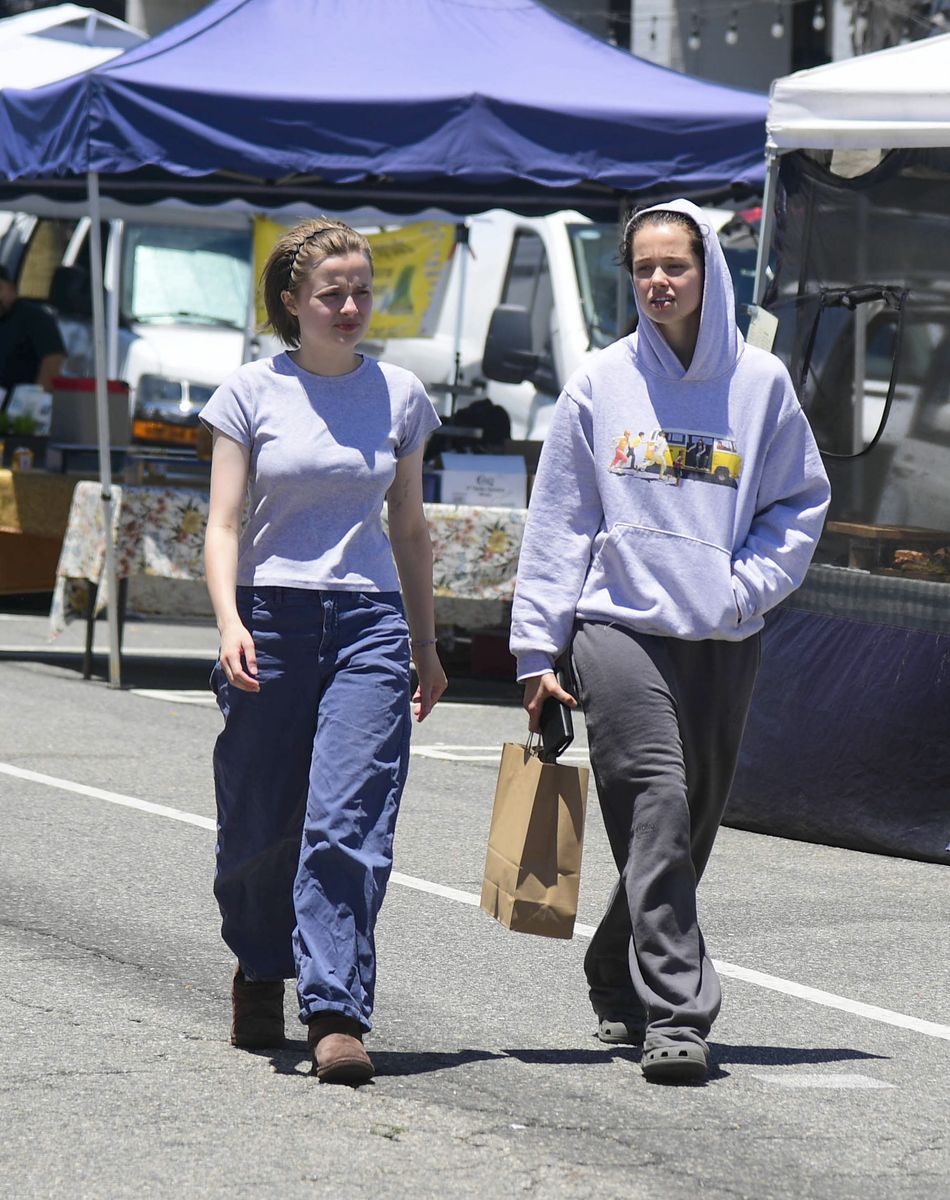 Shiloh Jolie and Vivienne Jolie-Pitt enjoy rare sister outing at LA farmers market as their close bond shines