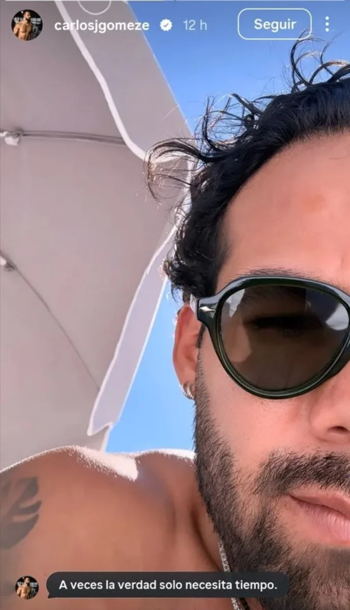 Carlos Gómez shared a message after Sheynnis revealed her new relationship