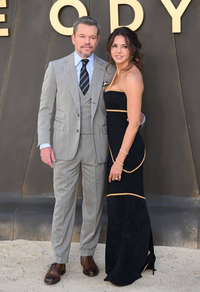 matt damon wife luciana barroso the odyssey