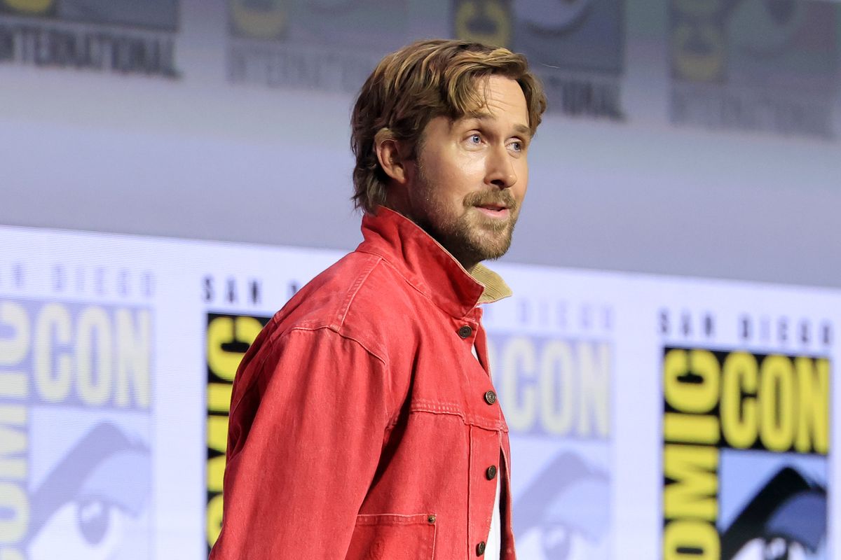 Ryan Gosling speaks onstage during the 2026 Comic-Con International: San Diego - Marvel Studios Hall H presentation at San Diego Convention Center on July 25, 2026 in San Diego, California. (Photo by Amy Sussman/Getty Images)