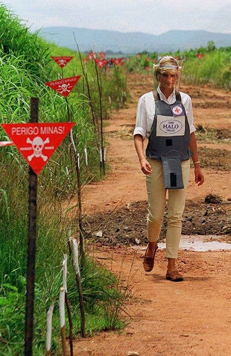 princess diana landmines outfit