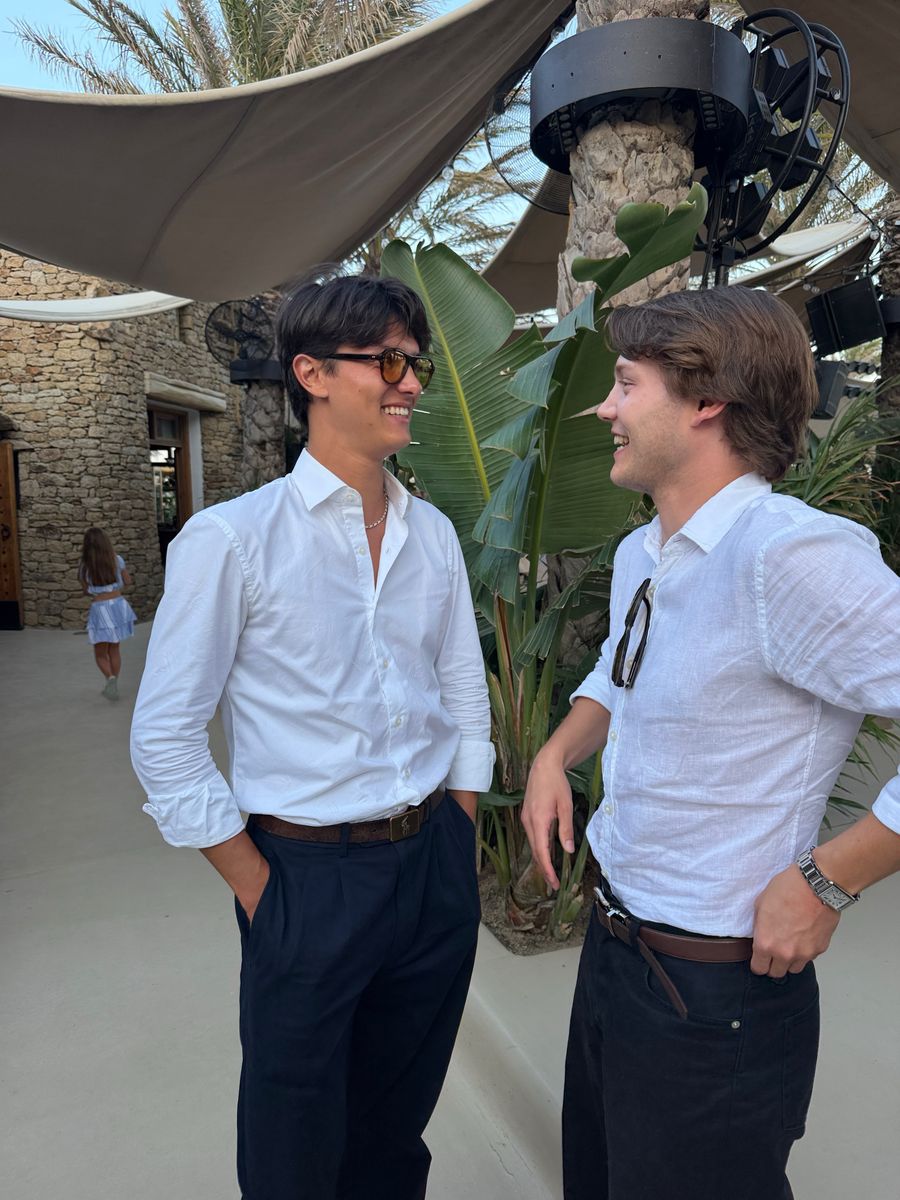 Nikolai and his brother are enjoying their travels together