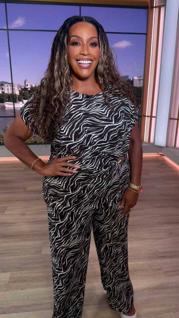 Alison Hammond Zebra outfit on This Morning
