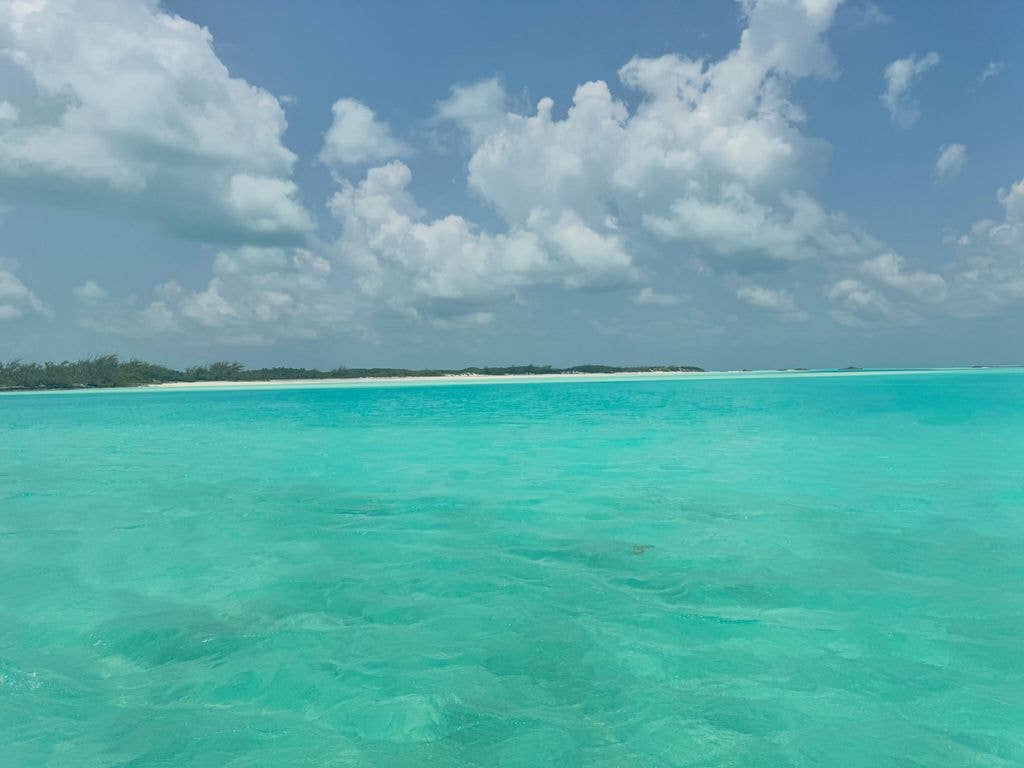 The pair got engaged in the Bahamas