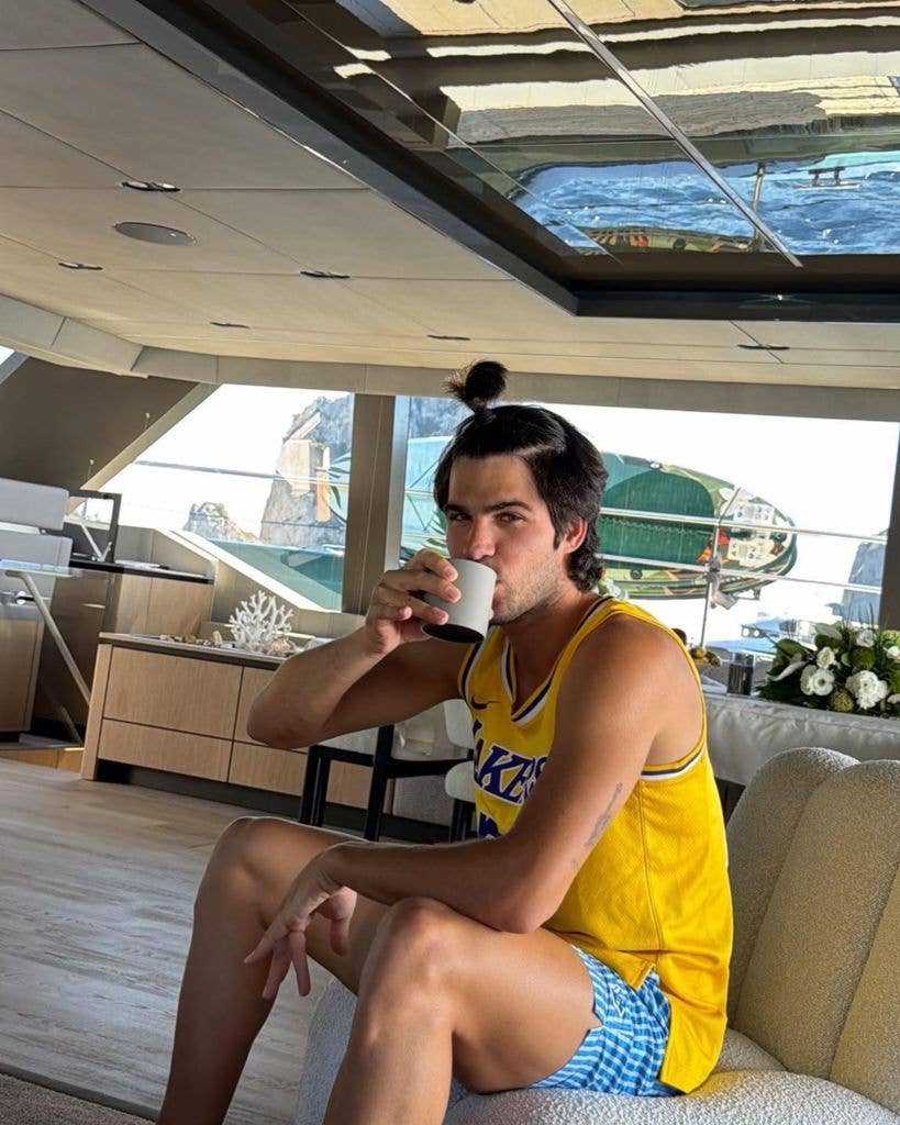 Carlos took a temporary pause from tennis