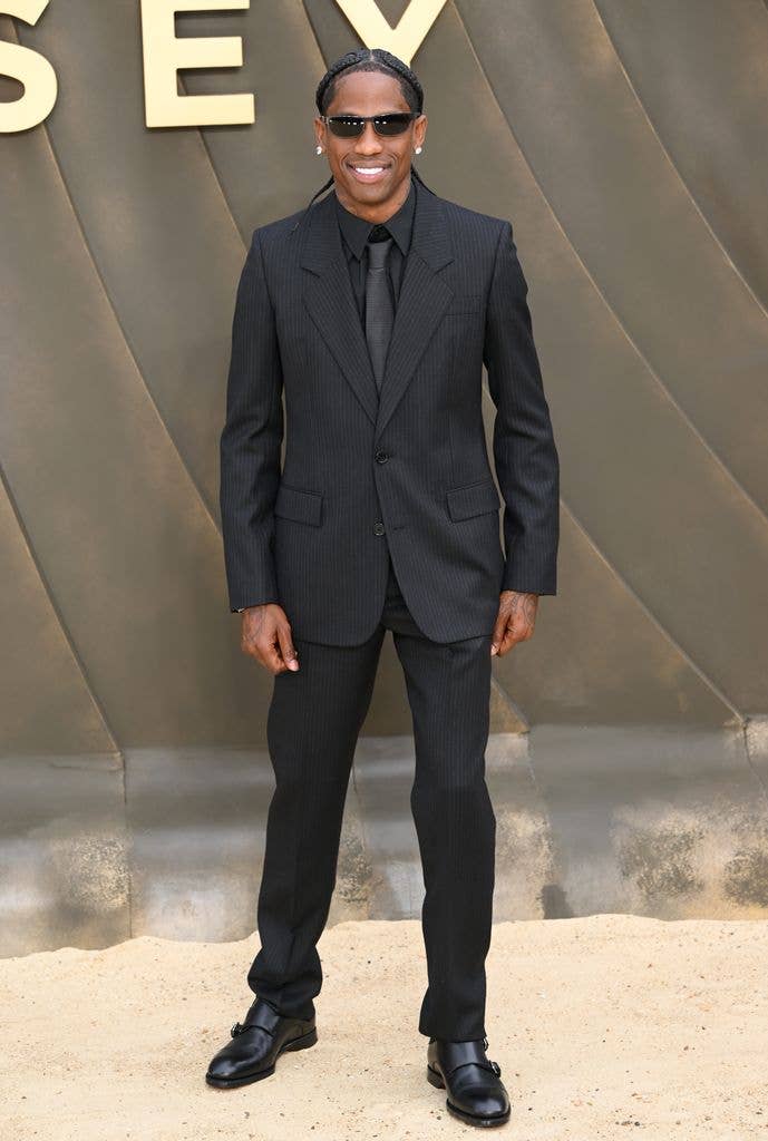travis scott black suit the odyssey