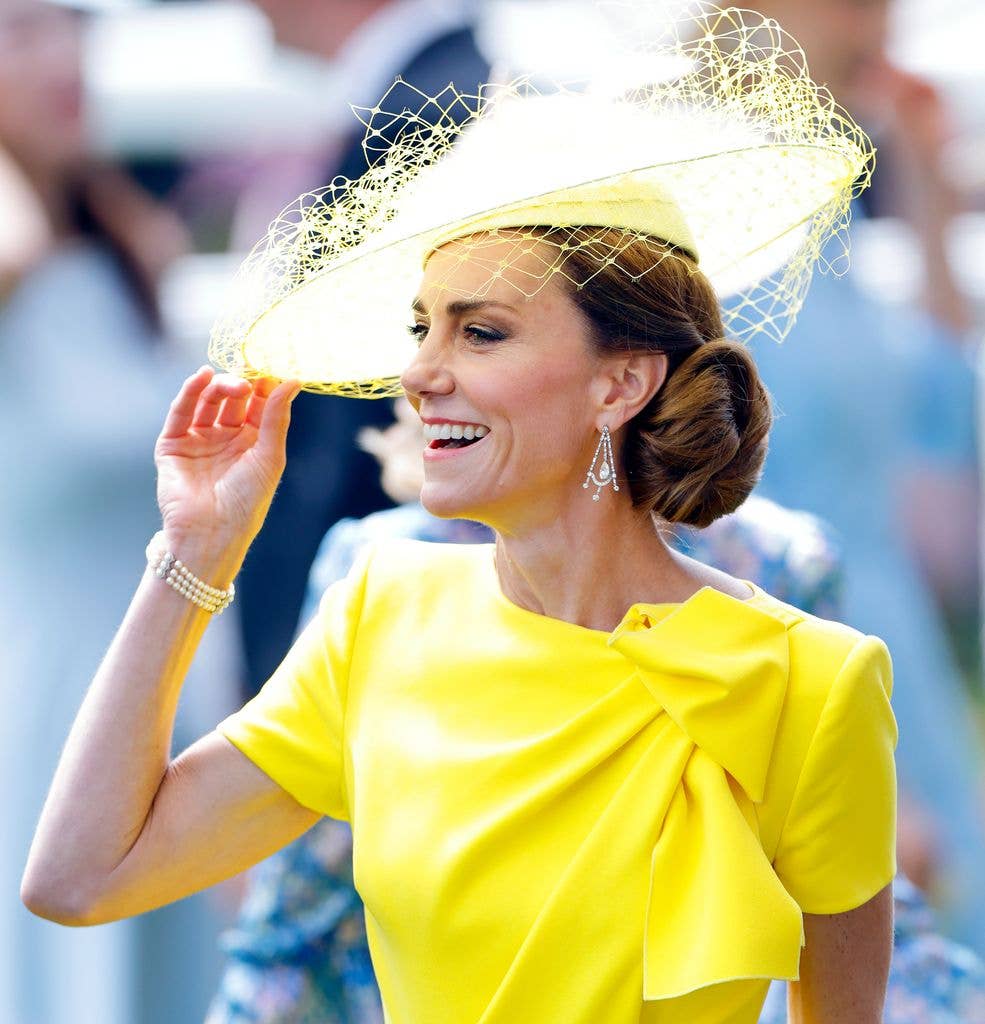 Catherine, Princess of Wales attends day 2 of Royal Ascot 2026 at Ascot Racecourse on June 17, 2026