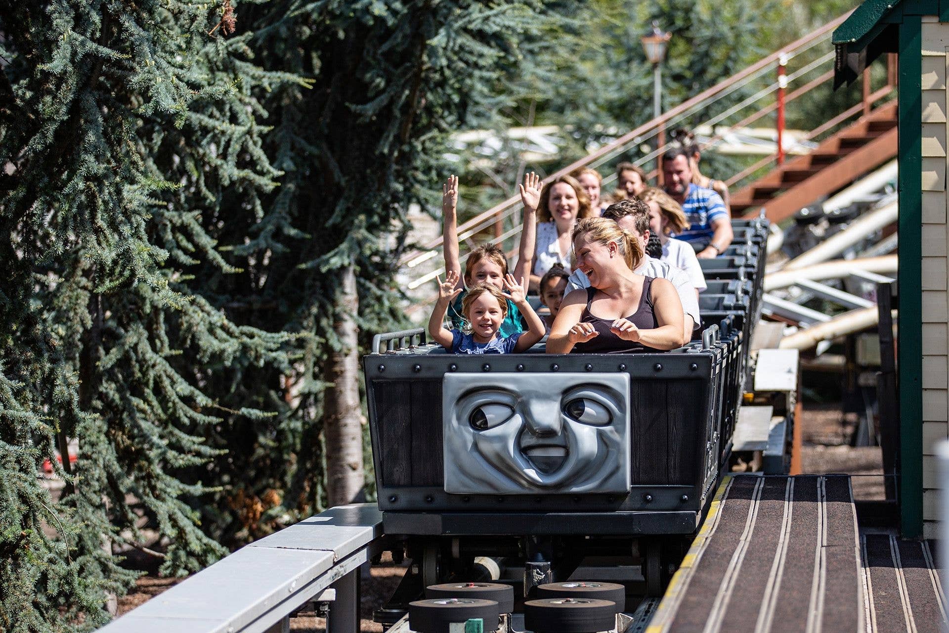 Penny's son loved the Troublesome Trucks Runaway Coaster