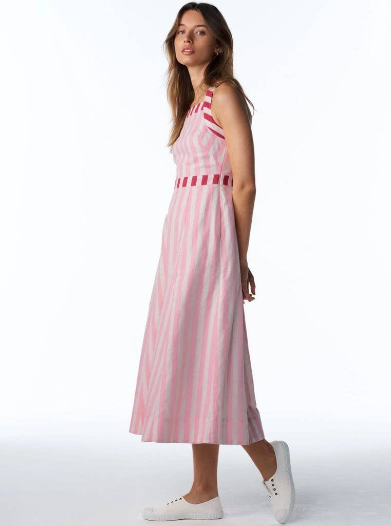 Boden Cross-back Linen Blend Dress