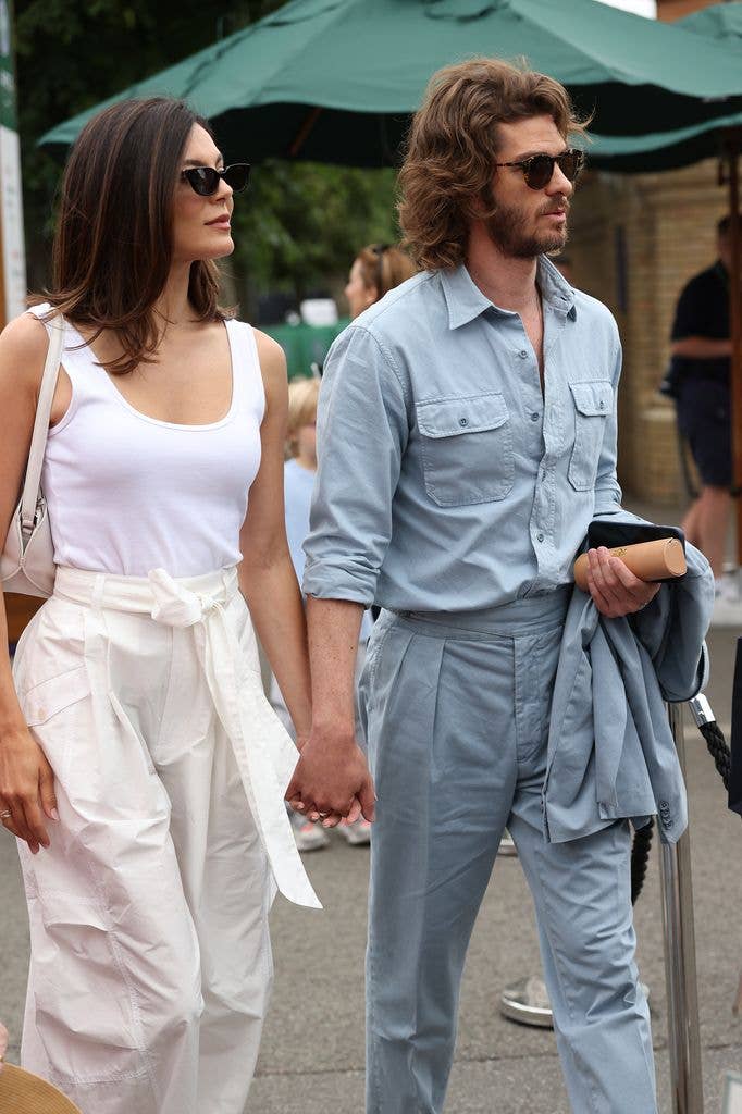 Andrew Garfield and Monica Barbaro