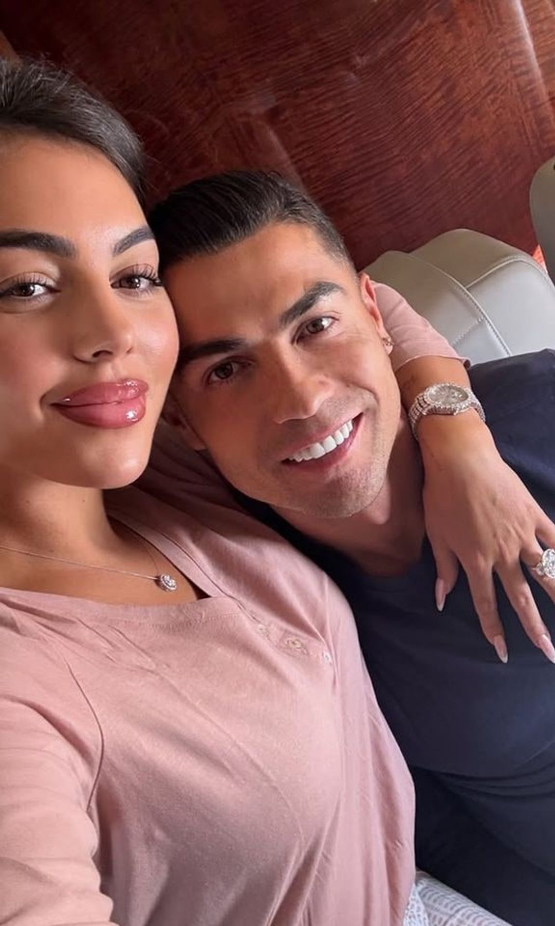 Georgina and Cristiano enjoyed a romantic dinner together