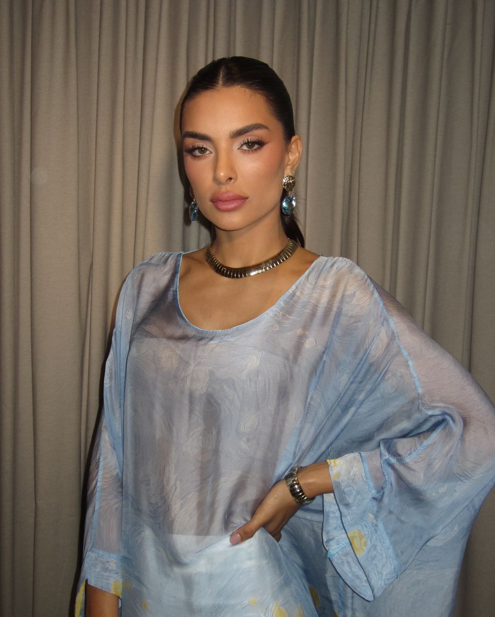 María Vargas gets ready for her interview with the Miss Universe Mexico 2026 judges in Los Cabos.