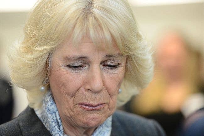 Duchess of Cornwall crying