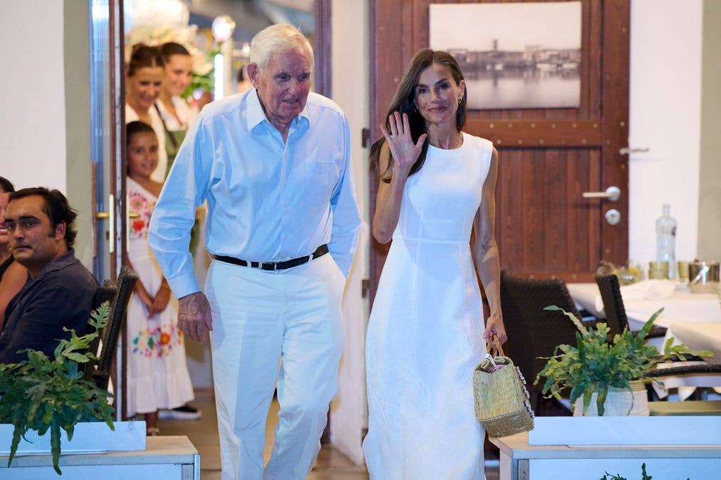 Queen Letizia of Spain and Jean Henri Fruchaud