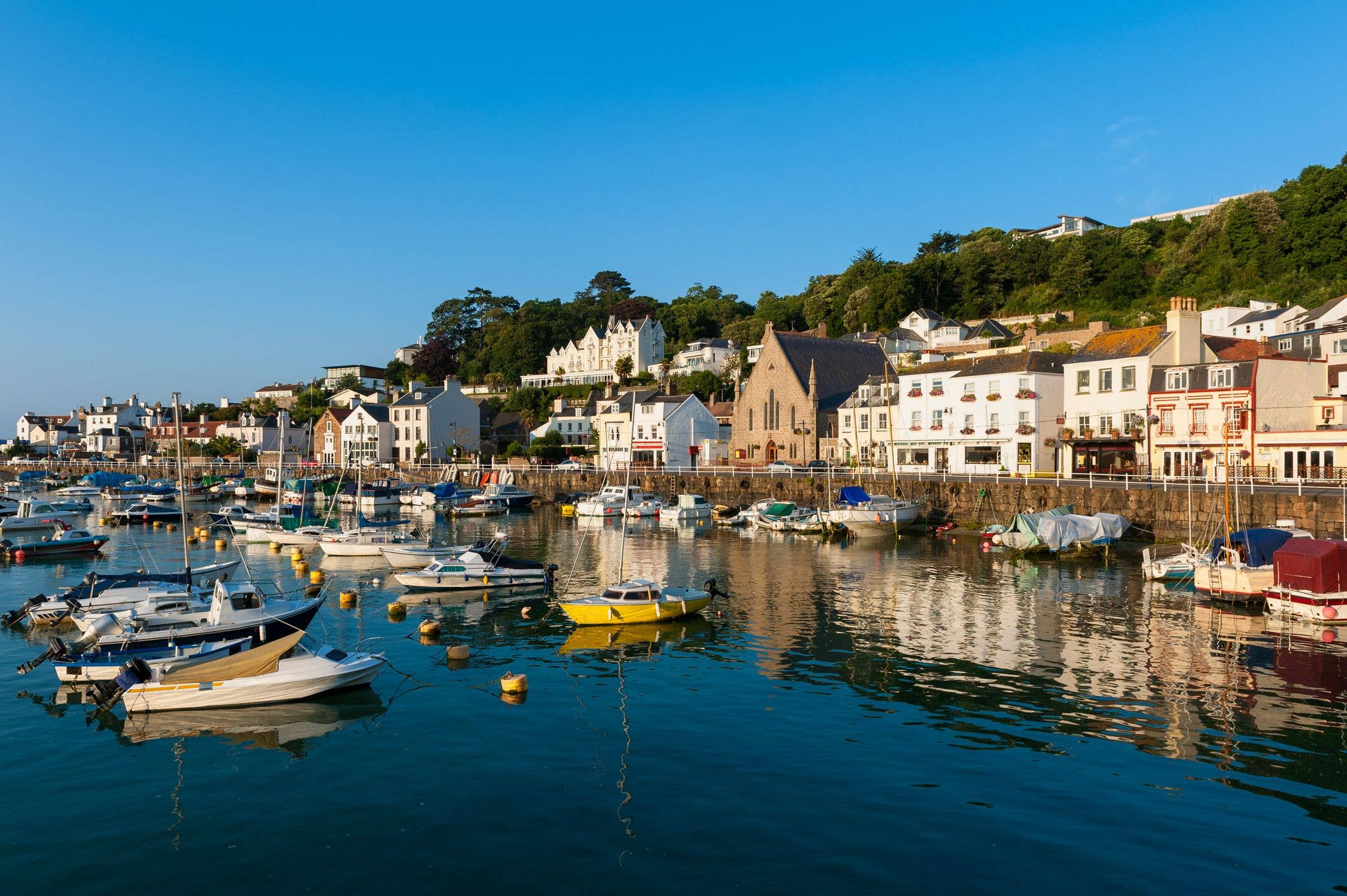 Jersey's towns and villages, including lovely St. Aubin, are sunnier than most places in the UK