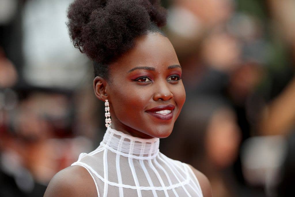 Lupita Nyong'o attends Cannes in 2018