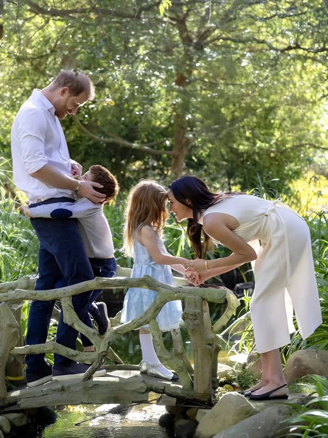 Prince Harry Meghan Markle Archie and Lilibet garden