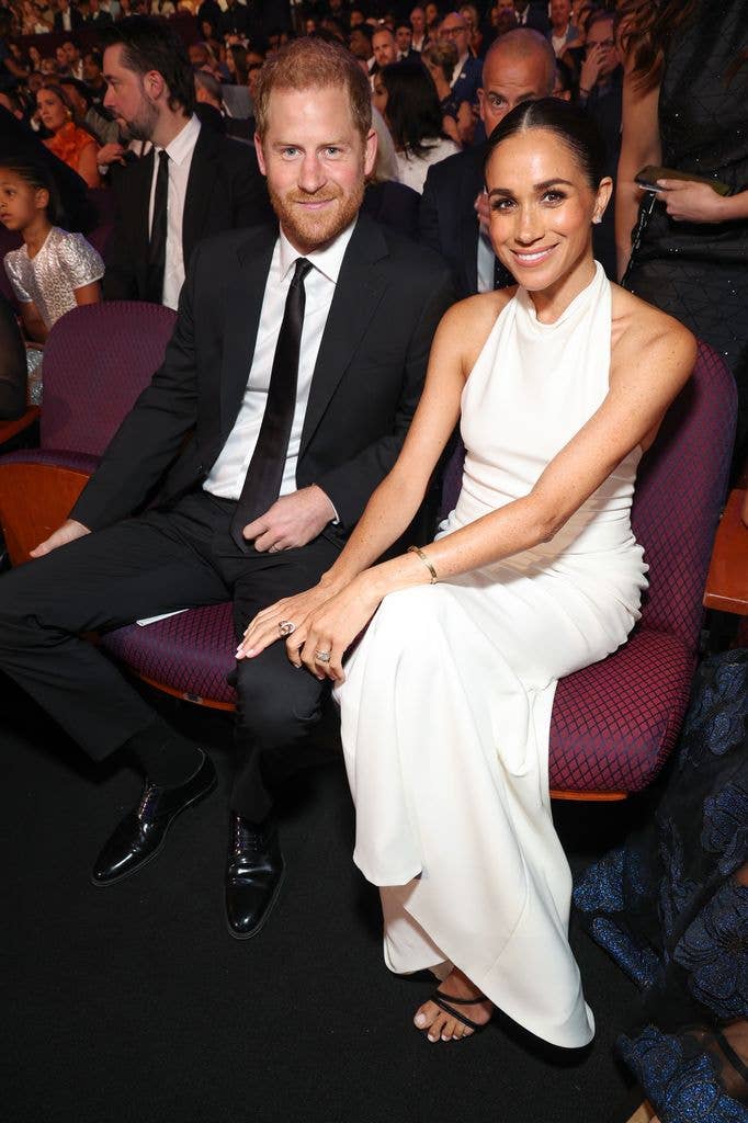 Prince Harry, Duke of Sussex and Meghan, Duchess of Sussex attend the 2024 ESPY Awards at Dolby Theatre on July 11, 2024 in Hollywood, California