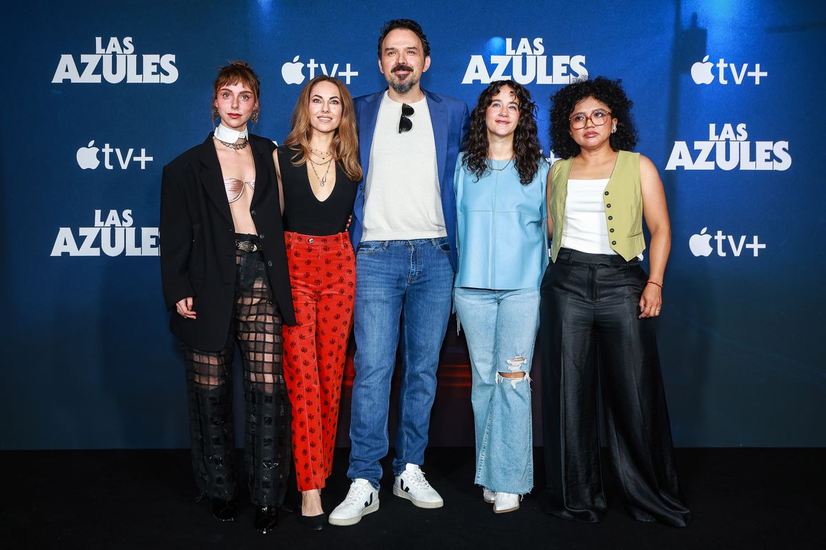 Showrunner and Director Fernando Rovzar and actresses Natalia Téllez, Barbara Mori, Ximena Sariñana, and Amorita Rasgado