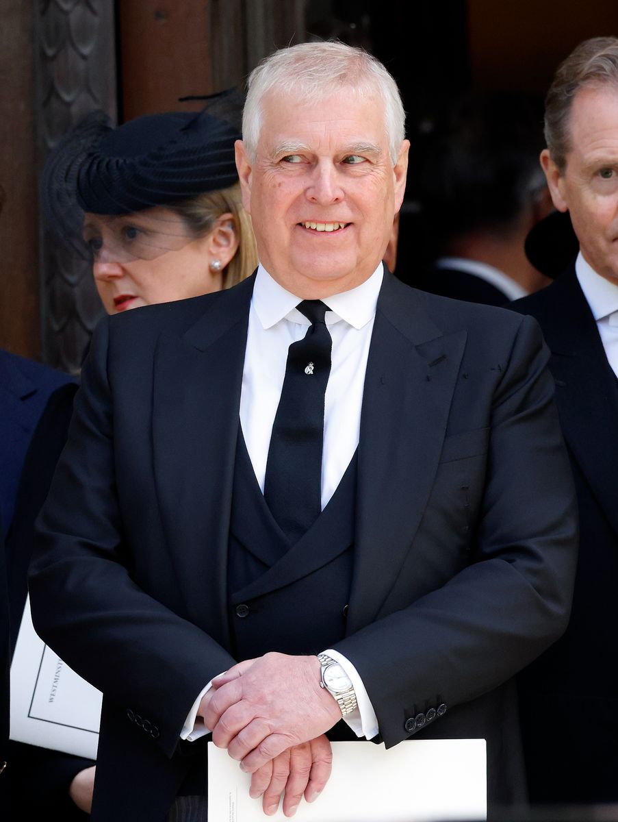 Prince Andrew has reportedly remained on the government's confidential royal funeral planning register.