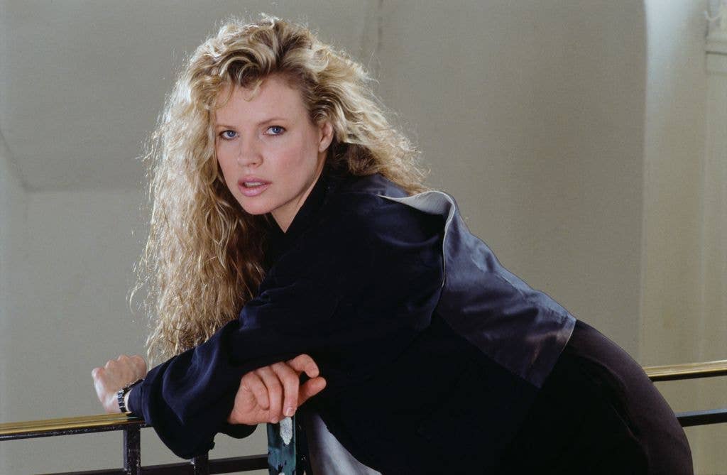 L'actrice amÃ©ricaine Kim Basinger au 15eme Festival du film amÃ©ricain de Deauville.