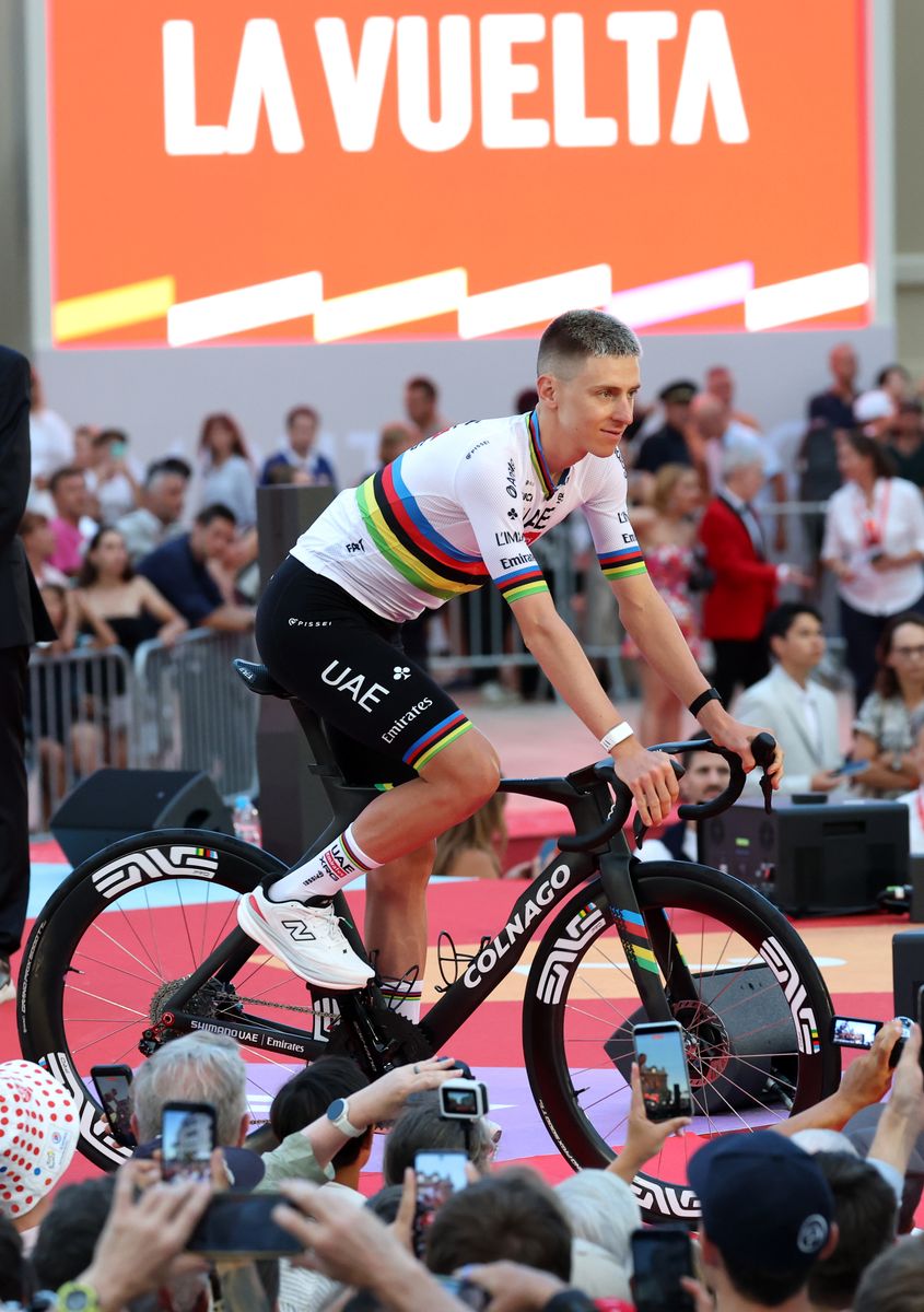 Pogačar is hoping to win La Vuelta for the first time and complete his collection of victories across cycling’s three Grand Tours.
