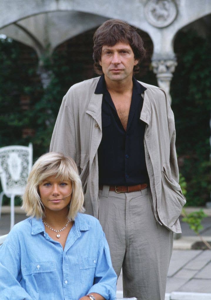 Glynis's hair look in Dempsey & Makepeace was lower maintenance than many of the styles of the time - and quickly became iconic. She's pictured here in 1985 with co-star and husband Michael Brandon