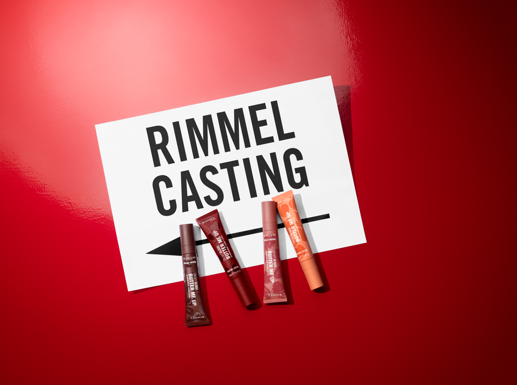 rimmel london lip glosses on sign