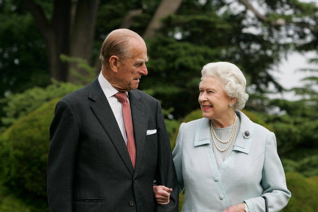 Queen Elizabeth II and Prince Philip, The Duke of Edinburgh re-visit Broadlands, to mark their Diamond Wedding Anniversary on November 20