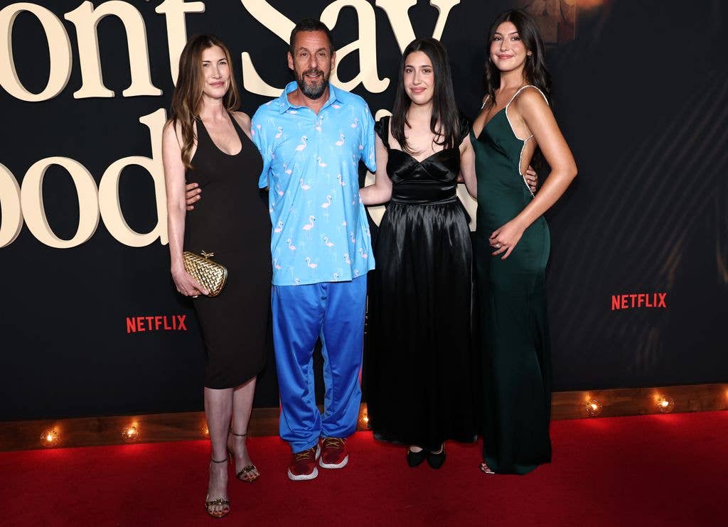 adam sandler family red carpet
