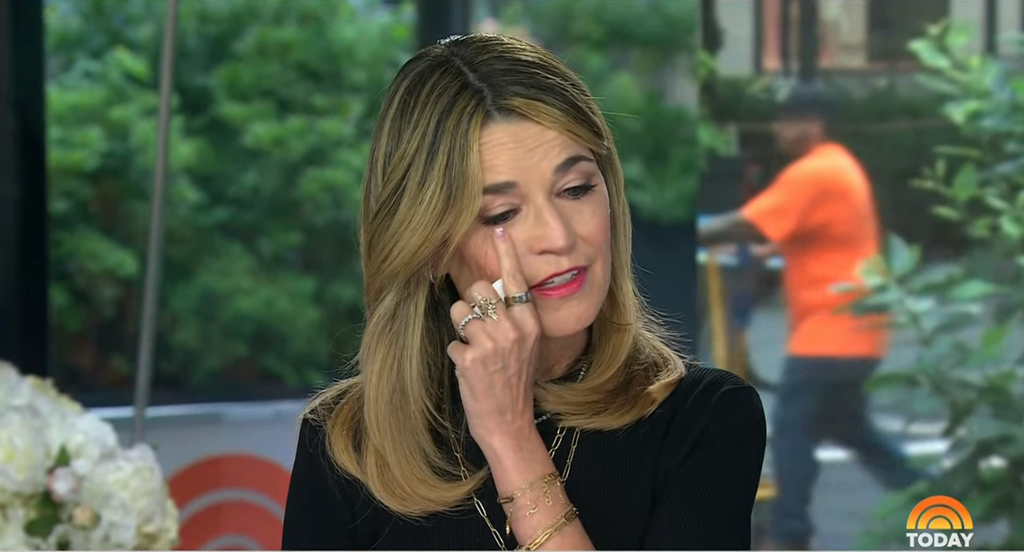 Savannah Guthrie crying on Today following new update on missing mom Nancy Guthrie 