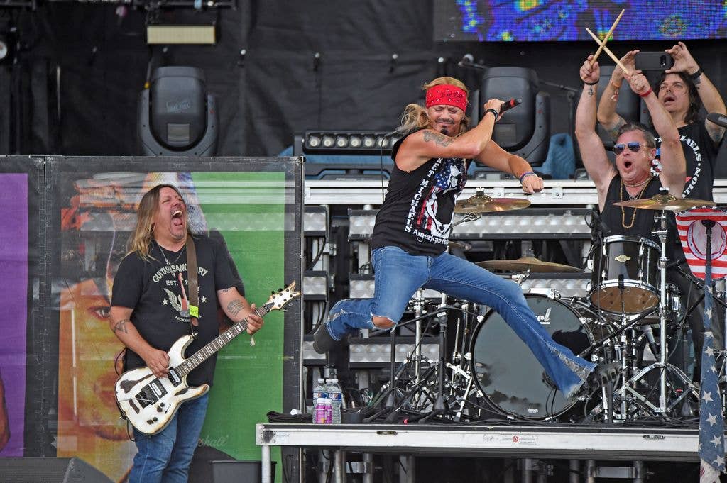 Bret Michaels performs during the inaugural 2019 Hometown Rising Country Music & Bourbon Festival at Highland Festival Grounds at Kentucky Expo Center on September 15, 2019 in Louisville, Kentucky.