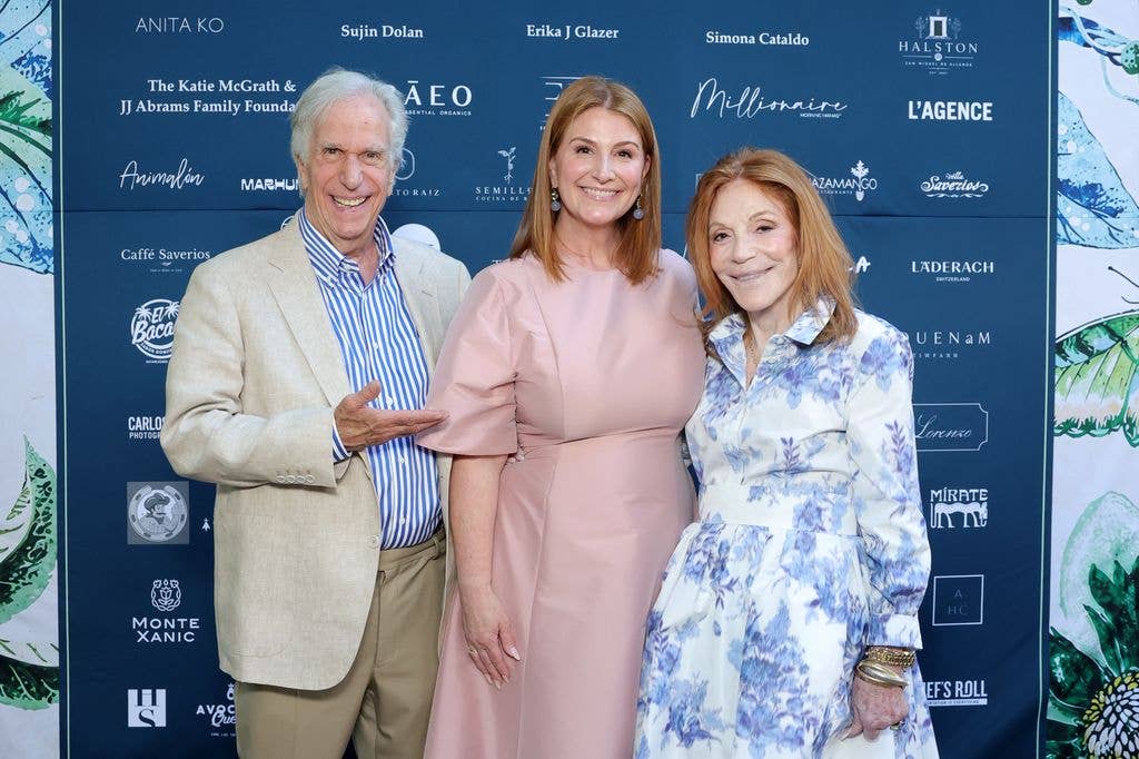 Henry Winkler, Zoe Winkler Reinis, Co-founder, This Is About Humanity and Stacey Weitzman attend the 2026 This Is About Humanity Soiree on August 29, 2026 in Hollywood, California.
