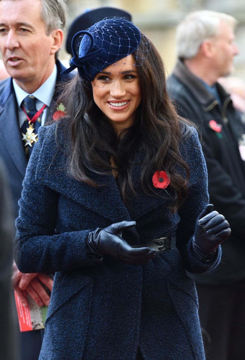 Meghan frequently embraced monochromatic dressing for royal engagements, favoring sophisticated shades of navy, cream, camel and black.